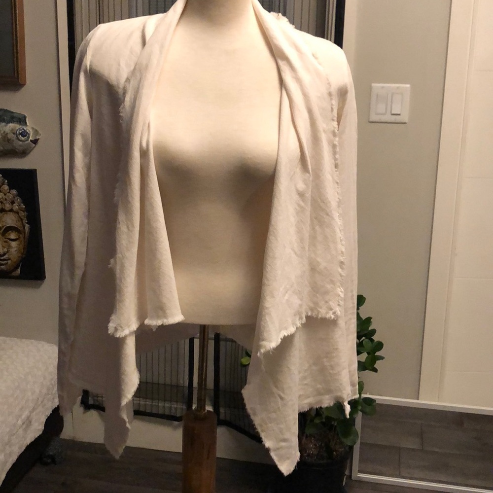 Micheal Stars textured woven cotton cardigan NWT